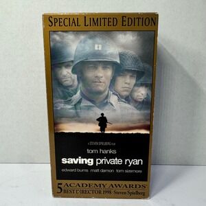 Saving Private Ryan VHS Special Limited Edition 2 Tape Set Steven Spielberg 1999